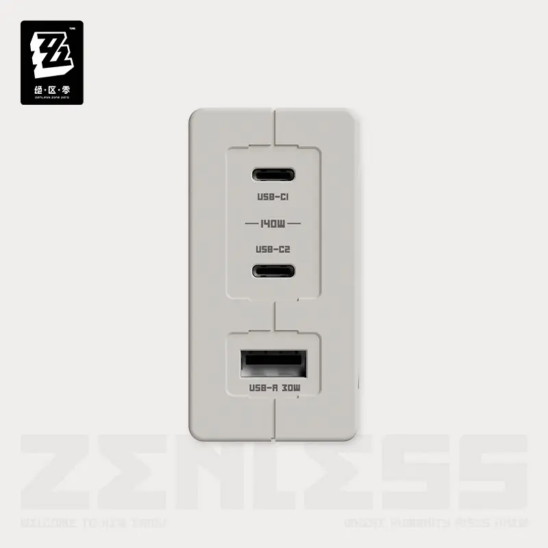 Zzz GaN Three Port 140W Fast Charge - Rapid Power 4 Zzz Gan Three Port 140W Fast Charge - Rapid Power - Image 4