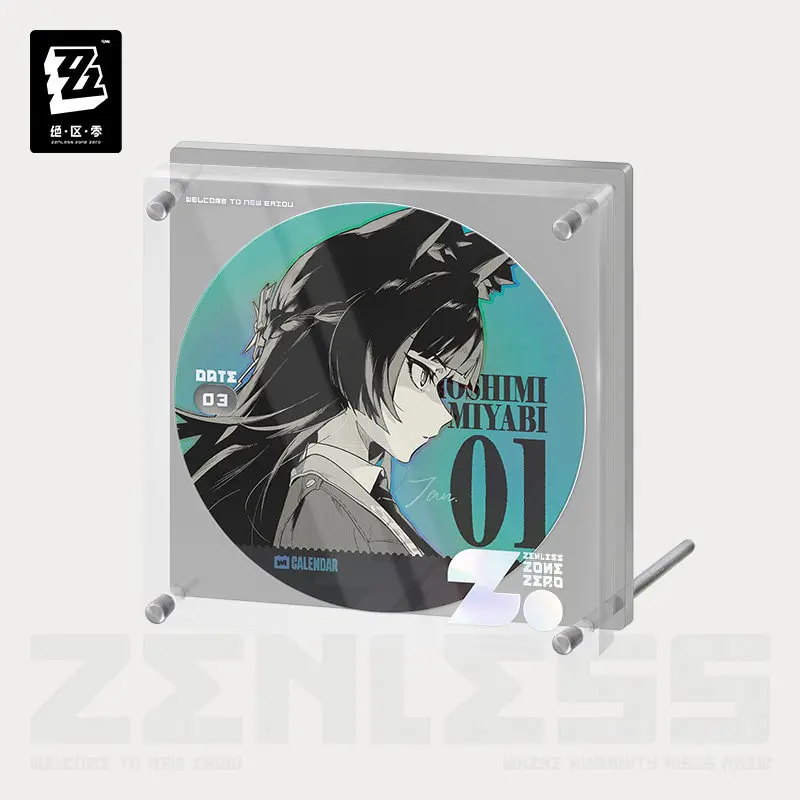 Official Zzz Merch Store Zzz Multi Acrylic Perpetual Calendar V2 Time Fm 1