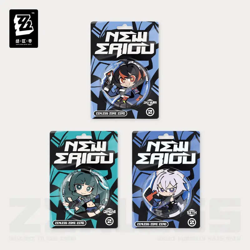 Zzz Q-Version Badge - New Eridu Series