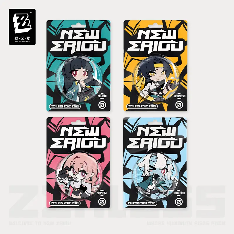 Zzz Q-Version Badge - New Eridu Series