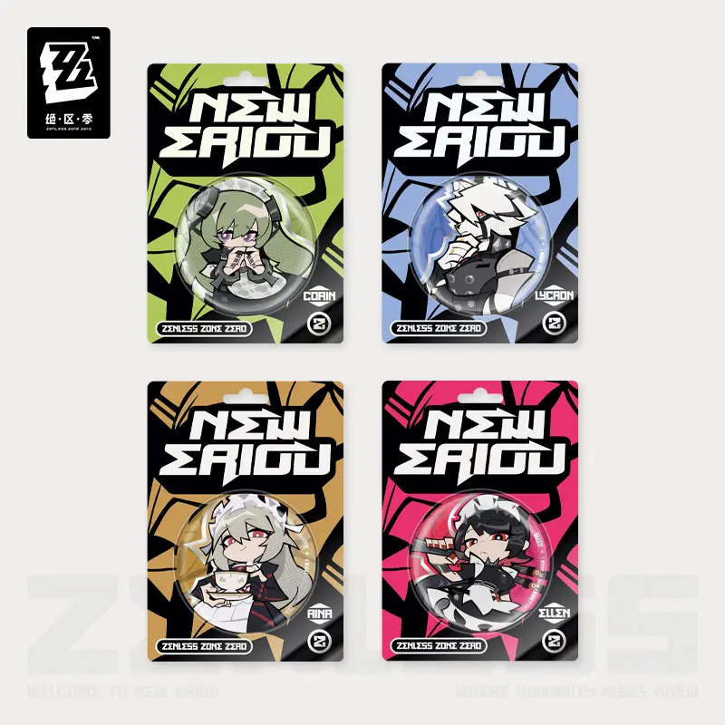 Zzz Q-Version Badge - New Eridu Series