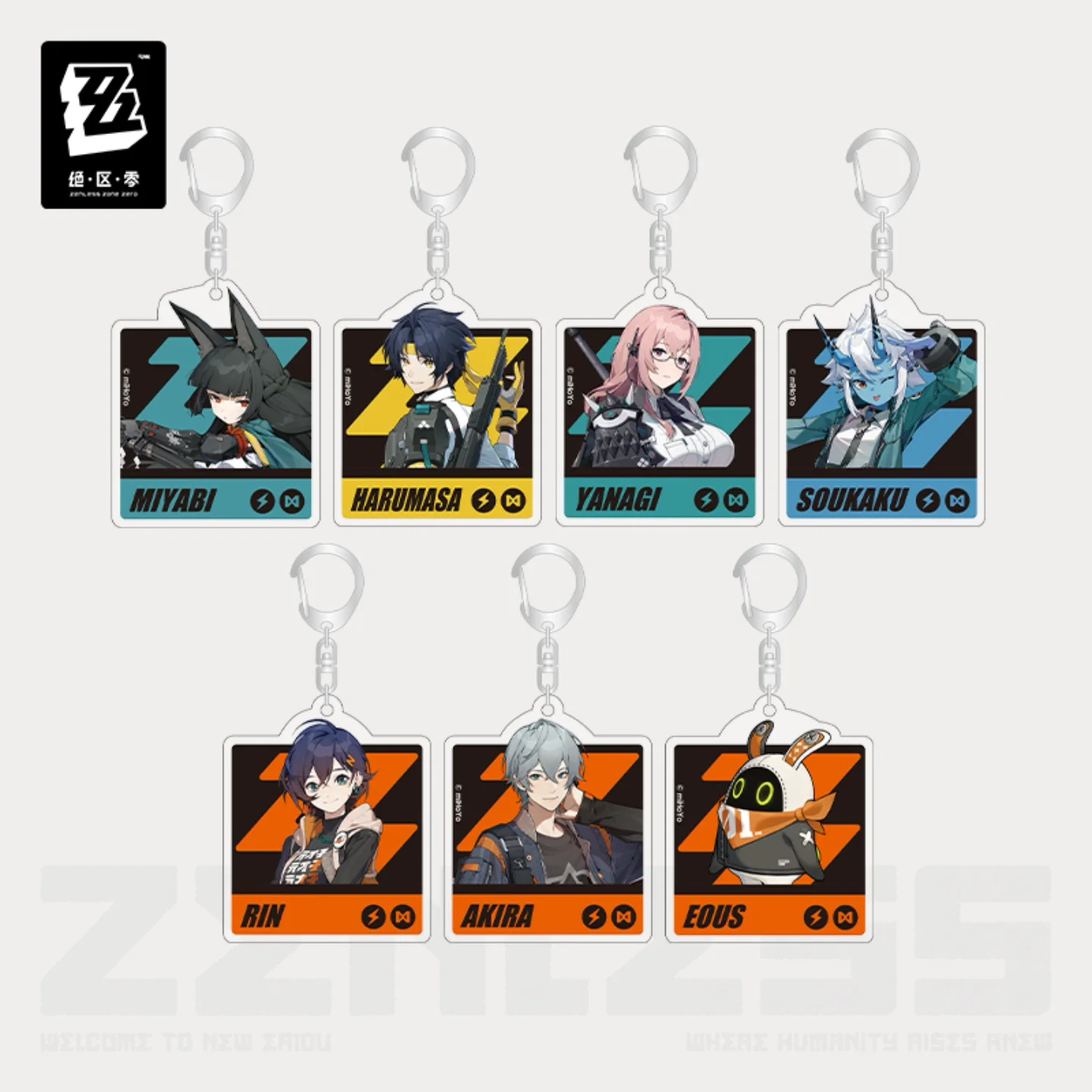 Zzz Acrylic Pendant - Daily Collection Of H.s.o.s.6