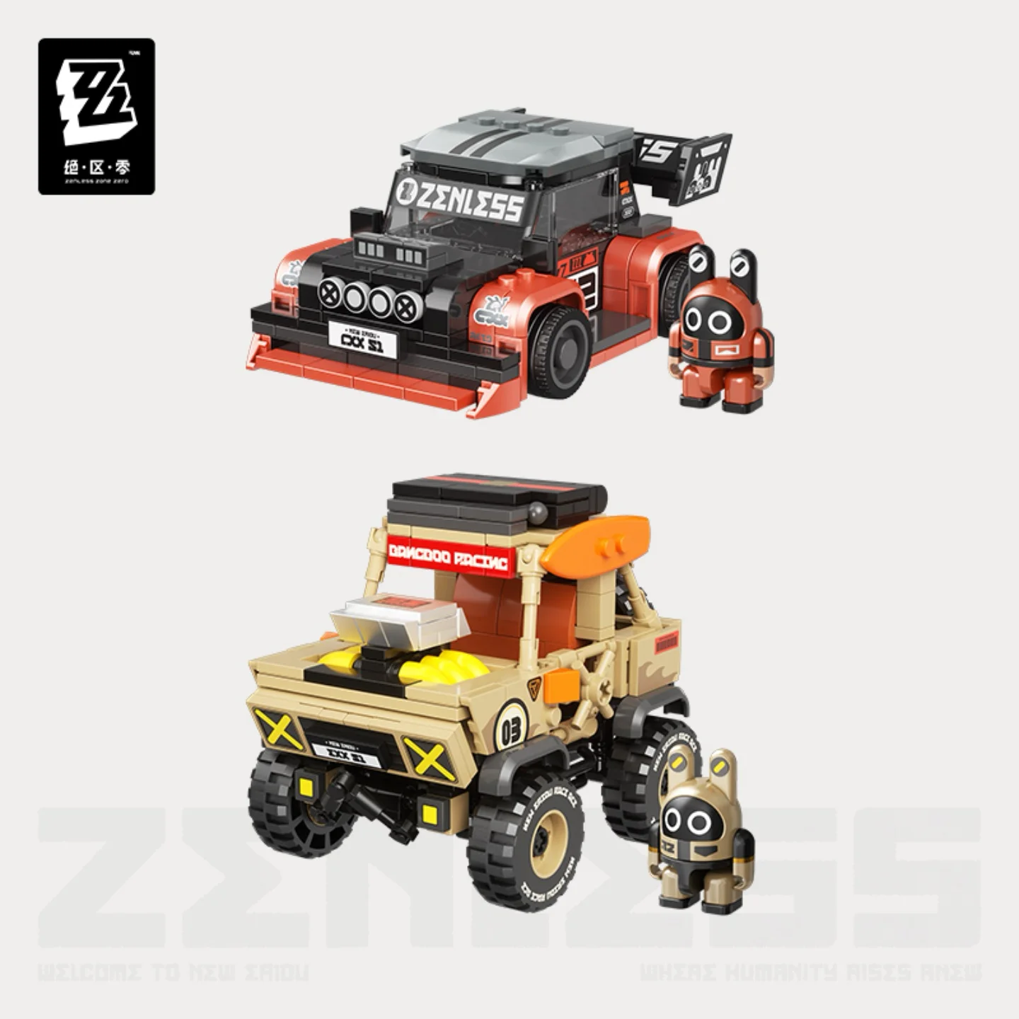 Zzz Lego Bricks - Bangboo Racing