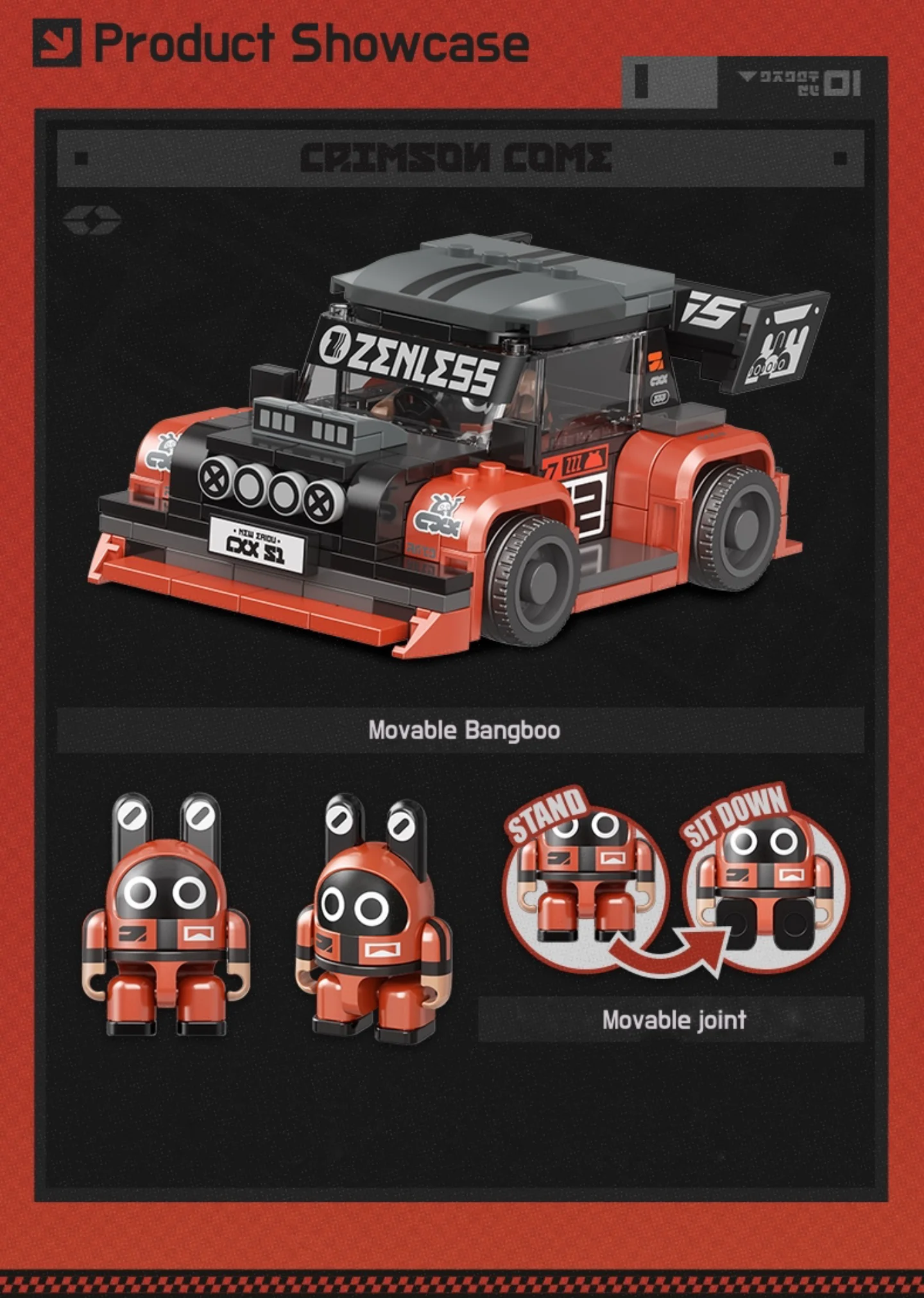 Zzz Lego Bricks - Bangboo Racing 7 Zzz Lego Bricks - Bangboo Racing Zzz Lego Bricks Bangboo Racing Content 2