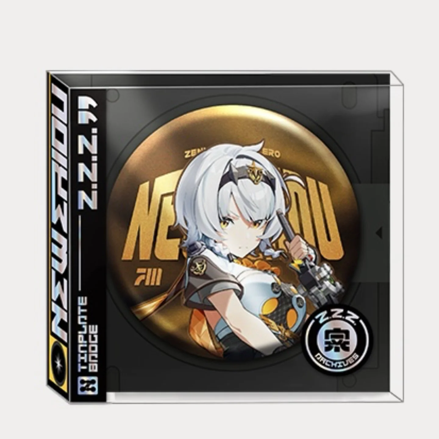 Zzz Sp Anby Badge - Defense Force Silver Squad